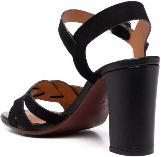 Chie Mihara Bagaura leren sandalen Zwart