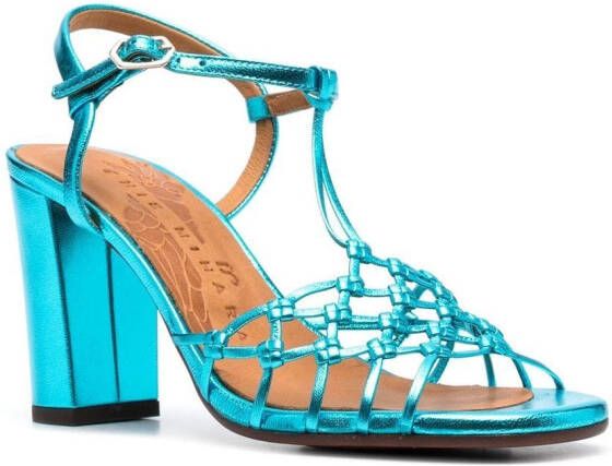 Chie Mihara Bassi metallic sandalen Blauw