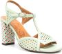 Chie Mihara Bessy 75mm leren sandalen Groen - Thumbnail 2