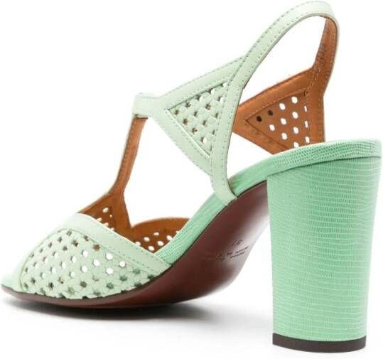 Chie Mihara Bessy 75mm leren sandalen Groen