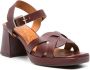 Chie Mihara Gaura leren sandalen Bruin - Thumbnail 2