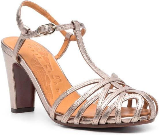 Chie Mihara Ku-Quenu leren sandalen Goud