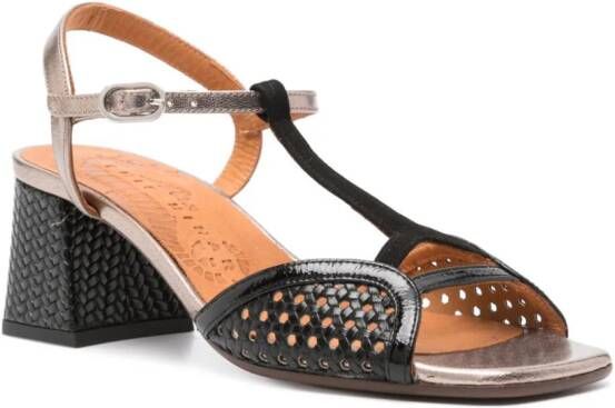 Chie Mihara Lipico 60 mm leren sandalen Zwart