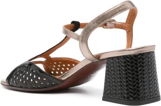 Chie Mihara Lipico 60 mm leren sandalen Zwart