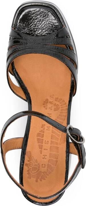 Chie Mihara Naiel 80 mm leren sandalen Zwart