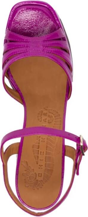 Chie Mihara Naiel 85mm leren sandalen Paars