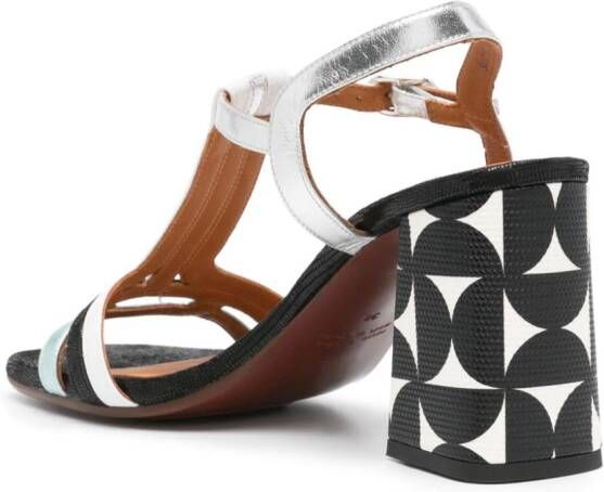 Chie Mihara Piyata 90 mm leren sandalen Zwart