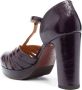 Chie Mihara Yeilo pumps met blokhak Paars - Thumbnail 3