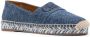 Chloé Espadrilles met geborduurd logo Blauw - Thumbnail 2