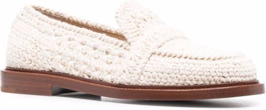 Chloé Geweven loafers Beige