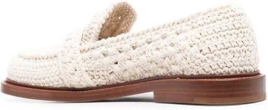 Chloé Geweven loafers Beige