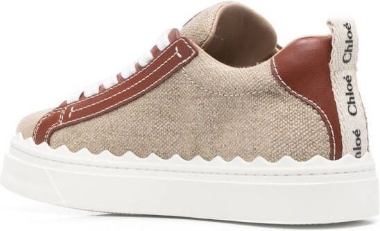 Chloé Lauren low-top sneakers Beige