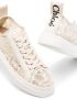 Chloé Lauren sneakers met kant Beige - Thumbnail 2