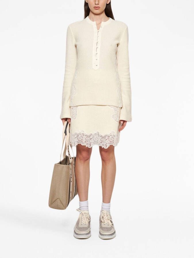 Chloé Nama low-top sneakers Beige