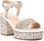 Chloé Odina 95 mm sandalen Goud - Thumbnail 2