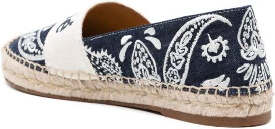 Chloé Piia denim espadrilles Blauw