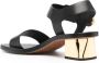 Chloé Rebecca leren sandalen Zwart - Thumbnail 3