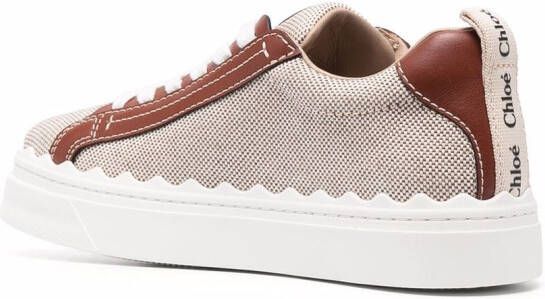 Chloé Woody low-top sneakers Beige