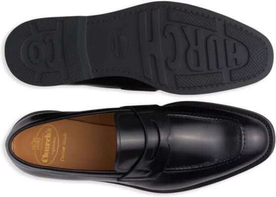 Church's Parham leren loafers Zwart