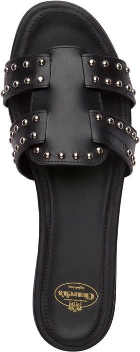 Church's Dee sandalen met studs Zwart