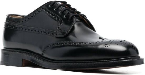 Church's Grafton leren derby brogues Zwart