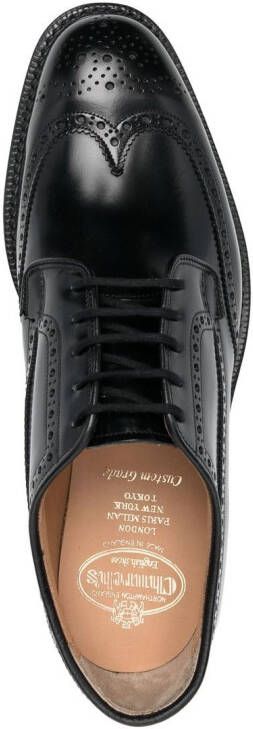 Church's Grafton leren derby brogues Zwart