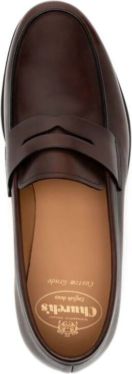 Church's Milford leren loafers Bruin