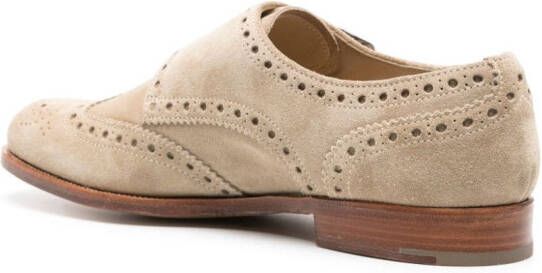 Church's Geperforeerde gespschoenen Beige