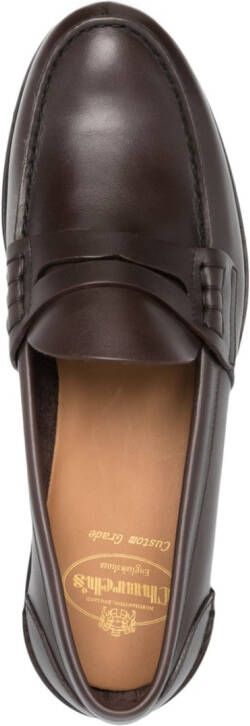 Church's Leren loafers Bruin