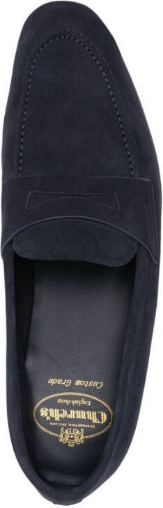 Church's Suède loafers Blauw