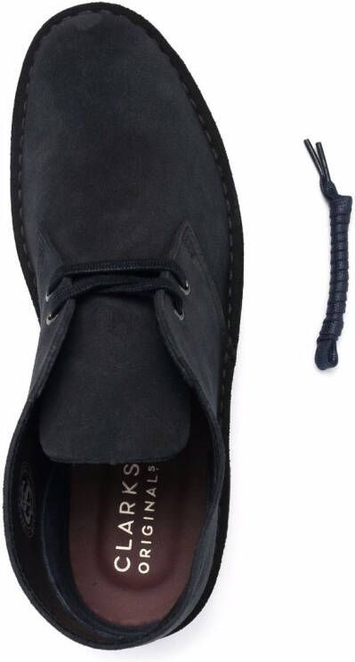 Clarks Originals Desert enkellaarzen Blauw