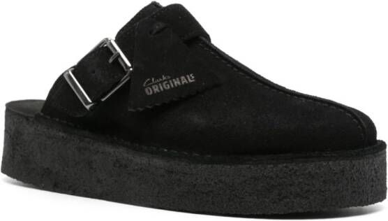 Clarks Originals Klompen met plateauzool Zwart