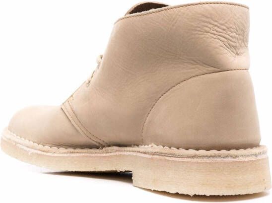 Clarks Originals Leren enkellaarzen Beige