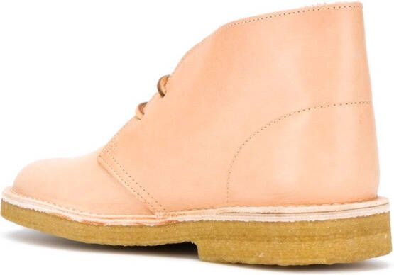 Clarks Originals Leren enkellaarzen Beige