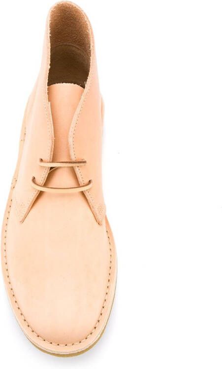 Clarks Originals Leren enkellaarzen Beige