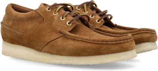 Clarks Originals Wallabee suède bootschoenen Bruin