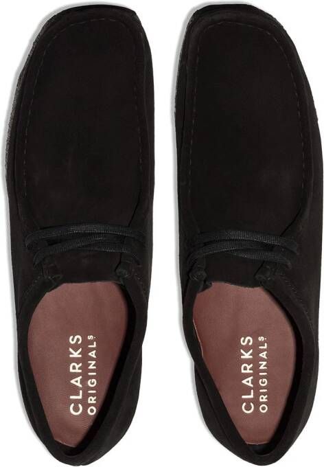 Clarks Originals Wallabee veterschoenen Zwart