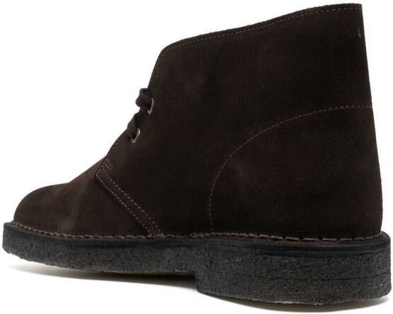 Clarks Suède veterlaarzen Bruin