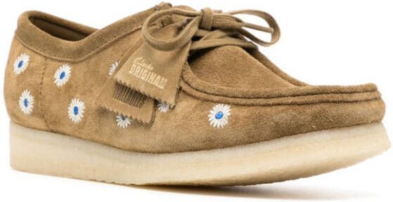 Clarks Wallabee bootschoenen Bruin