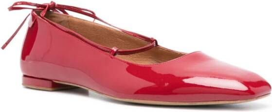 Claudie Pierlot Lakleren ballerina's Rood