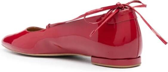 Claudie Pierlot Lakleren ballerina's Rood