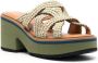 Clergerie Chermy sandalen met sleehak Beige - Thumbnail 2