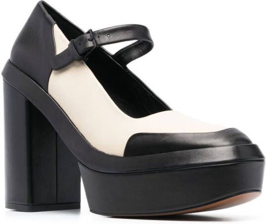 Clergerie Pumps met plateauzool Zwart