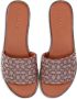 Coach Badslippers met logo-jacquard Bruin - Thumbnail 4