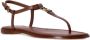 Coach Jessica leren sandalen Bruin - Thumbnail 2