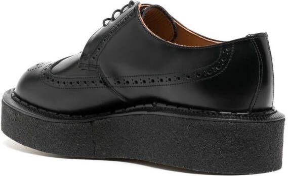 Comme des Garçons Homme Plus Derby schoenen met plateauzool Zwart