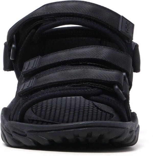 Comme des Garçons Homme Sandalen met klittenband en logo-applicatie Zwart