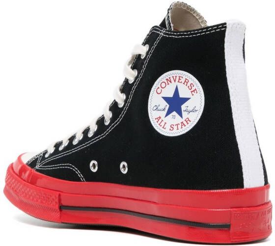 Comme Des Garçons Play x Converse Chuck 70 high-top sneakers Zwart