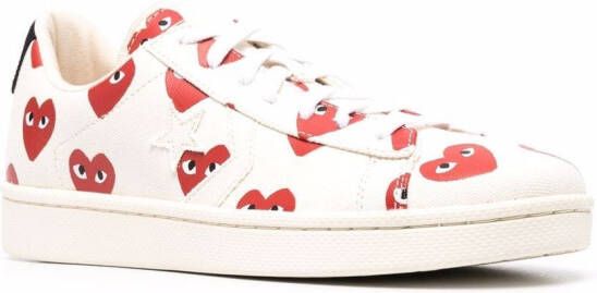 Comme Des Garçons Play x Converse x Converse All Star low-top sneakers Beige