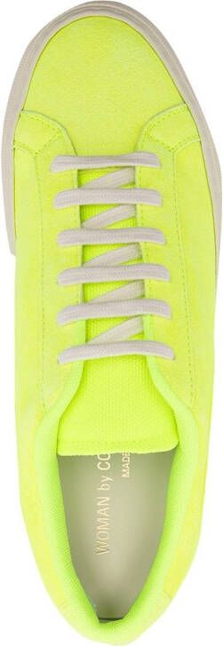 Common Projects Achilles fluorescerende sneakers Geel